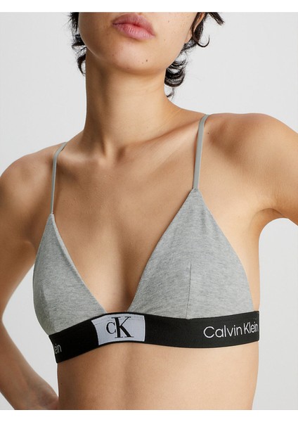 Calvın Kleın Kadın / Kız Marka Logolu Elastik Bantlı Günlük Kullanıma Uygun Gri Sütyen 000QF7217E P7A fiyatları