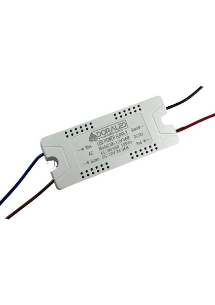 12V 3AMPER 36W Driver Tipi Plastik Adaptör fiyatları