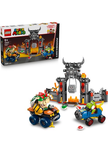 ® Super Mario: Mario Kart – Bowser Kalesi 72039 – 9+ Yaş Çocuklar İçin Bowser Kale Temalı Yaratıcı Oyuncak Yapım Seti (1068P)
