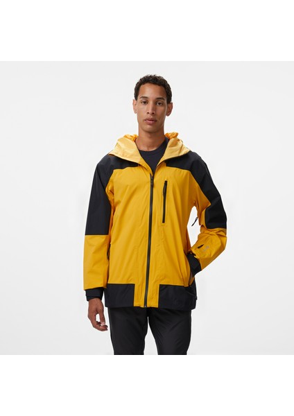 Ultralight Gore-Tex Erkek Siyah/Sarı Snowboard Montu