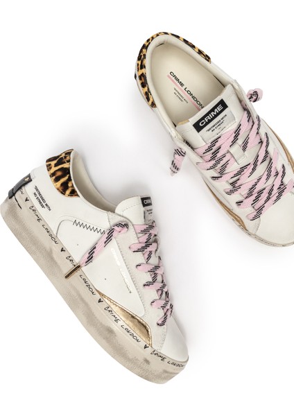 Kadın Sneaker ( Günlük) 25072AA8 Crime London Dıstressed Platform Sand indirimleri