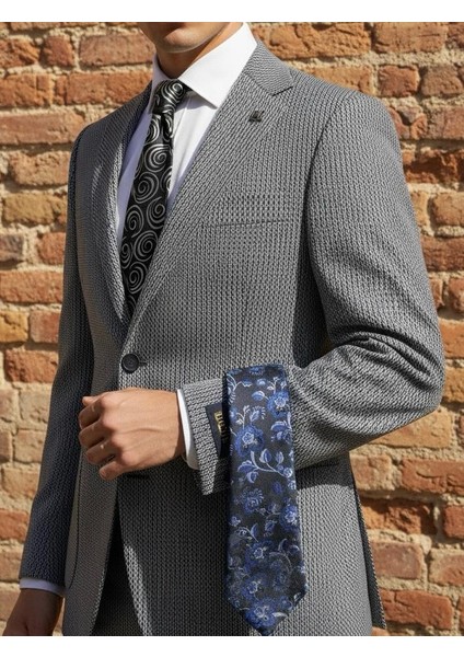 Modern Fit Dokulu Erkek Ceket indirimleri