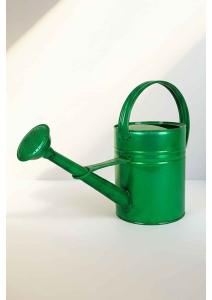 Olivia 3,5 Litre Metal Çiçek Bahçe Sulama Kabı Transparan Yeşil - Modern Dekoratif Çok Amaçlı Sulak