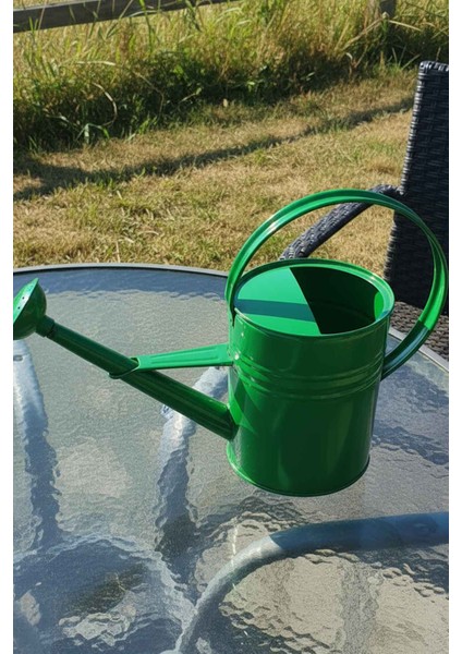 Olivia 3,5 Litre Metal Çiçek Bahçe Sulama Kabı Transparan Yeşil - Modern Dekoratif Çok Amaçlı Sulak indirimleri