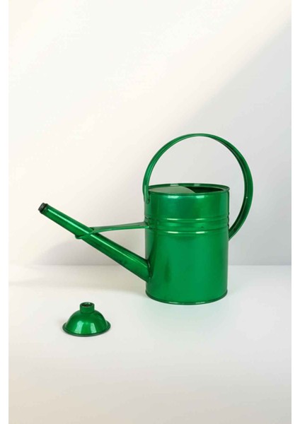 Olivia 3,5 Litre Metal Çiçek Bahçe Sulama Kabı Transparan Yeşil - Modern Dekoratif Çok Amaçlı Sulak