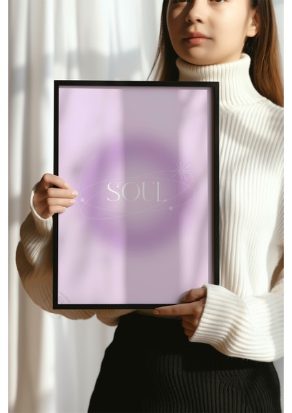 Aura Serisi Siyah Çerçeveli Poster, Tablo NO:169 modelleri