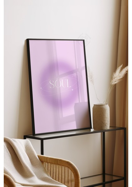 Aura Serisi Siyah Çerçeveli Poster, Tablo NO:169 fırsatları