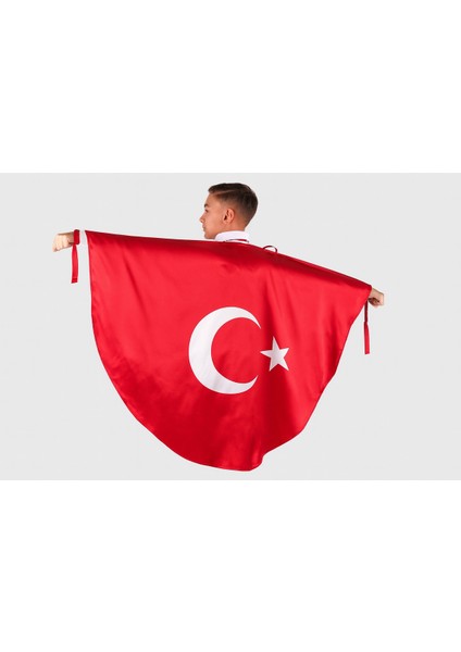 25 Adet Türk Bayraklı Çocuk Pelerin |23 Nisan–29 Ekim–19 Mayıs–10 Kasım | 80*120 fiyatları