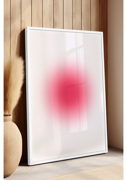 Aura Serisi Beyaz Çerçeveli Poster, Tablo No:84 fırsatları