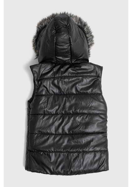 Içi Elyaf Dolgulu Kürk Kapşonlu Erkek Yelek fiyatları