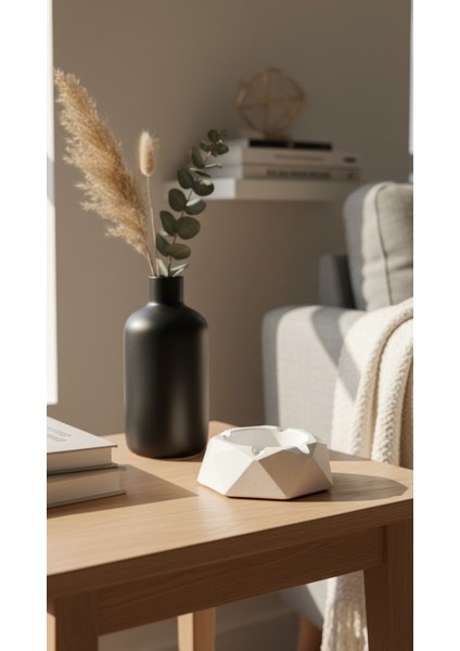 El Yapımı Beton Kül Tablası