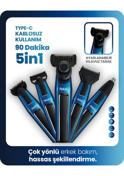 RPG6700 5 In 1 Erkek Bakım Kiti