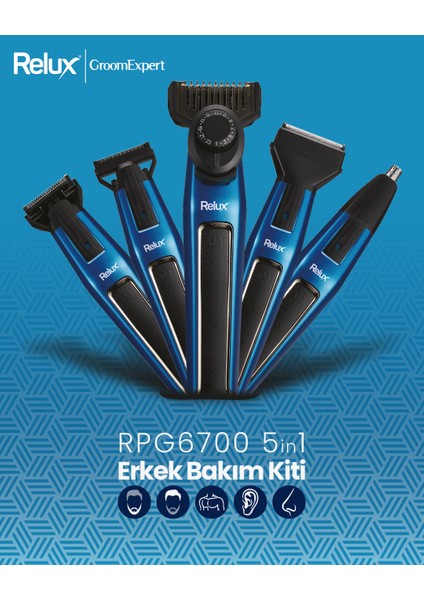 RPG6700 5 In 1 Erkek Bakım Kiti