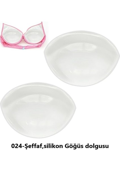 Yapışkanlı Şeffaf Silikon Göğüs Dolgusu - Mayo Bikini Sütyen Için - Toparlayıcı Dikişsiz modelleri