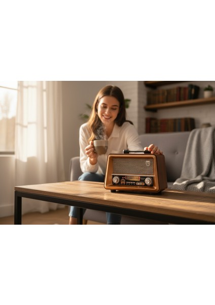 Ahşap Nostaljik Radyo,şık Tasarım Gerçek Ahşap Malzeme Nostalji Radyo fiyatları