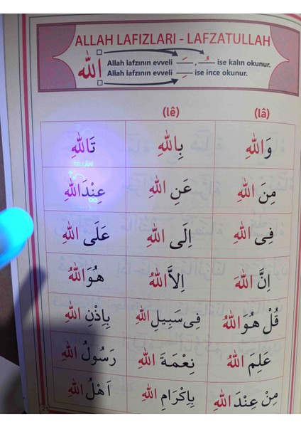 Rahle Boy Sembollerle Harfleri Birleştirme ve Tecvit Öğretimi Gizli Ali Haydar Tertibatında Kur'an-I Kerim Elifbası fiyatları