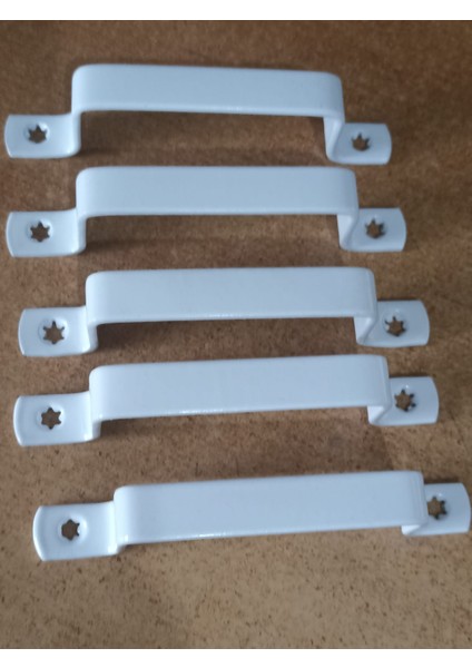 Demir Doğrama Kulbu Küçük Beyaz 5 Adet