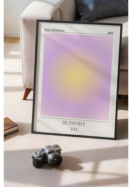 Aura Serisi Siyah Çerçeveli Poster, Tablo NO:184