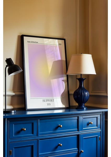 Aura Serisi Siyah Çerçeveli Poster, Tablo NO:184 fiyatları