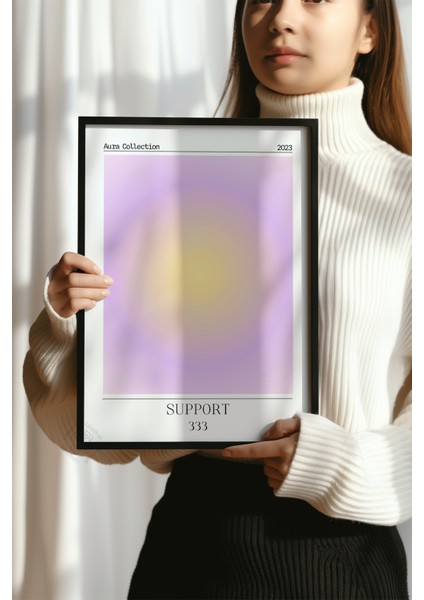 Aura Serisi Siyah Çerçeveli Poster, Tablo NO:184 modelleri