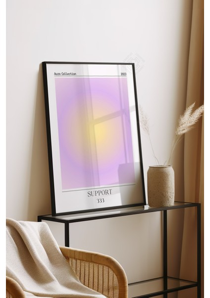 Aura Serisi Siyah Çerçeveli Poster, Tablo NO:184 fırsatları