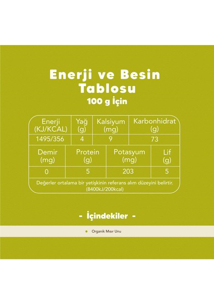 2'li Mısır Unu 500 gr fiyatları