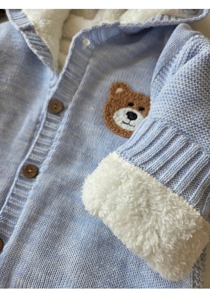 Içi Welsoft Peluş Dışı Triko Örgü Bebek Astronot Tulum | Kız Erkek Unisex Hırka Mont fiyatları