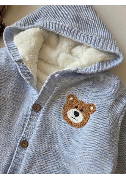 Içi Welsoft Peluş Dışı Triko Örgü Bebek Astronot Tulum | Kız Erkek Unisex Hırka Mont modelleri