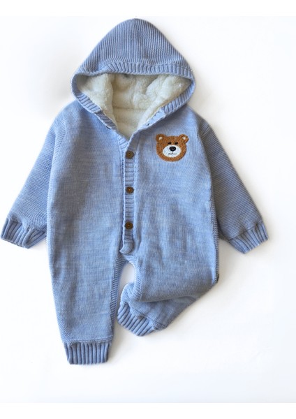 Içi Welsoft Peluş Dışı Triko Örgü Bebek Astronot Tulum | Kız Erkek Unisex Hırka Mont fırsatları