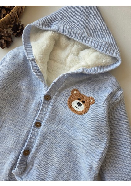 Içi Welsoft Peluş Dışı Triko Örgü Bebek Astronot Tulum | Kız Erkek Unisex Hırka Mont indirimleri