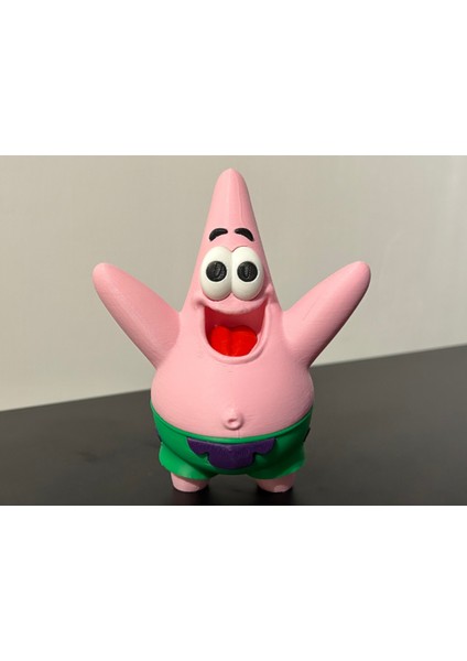 patrick Star Dekoratif Deniz Yıldızı Figür – Renkli Masa Üstü Biblo