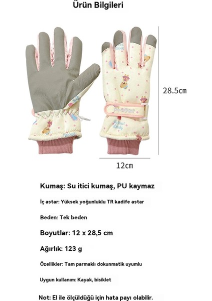 Ekstra Yün Katmanlı, Dokunmatik Ekran Uyumlu, Su ve Soğuktan Koruyan Eldiven (Yurt Dışından) modelleri