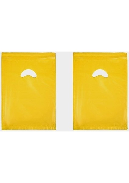 2 No (26*38) Blok 500'lü El Geçme Sarı Poşet