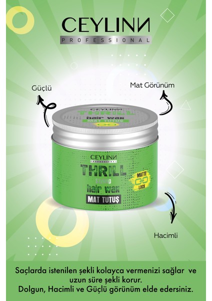Thrill Mat Tutuş Wax 150 Ml fiyatları