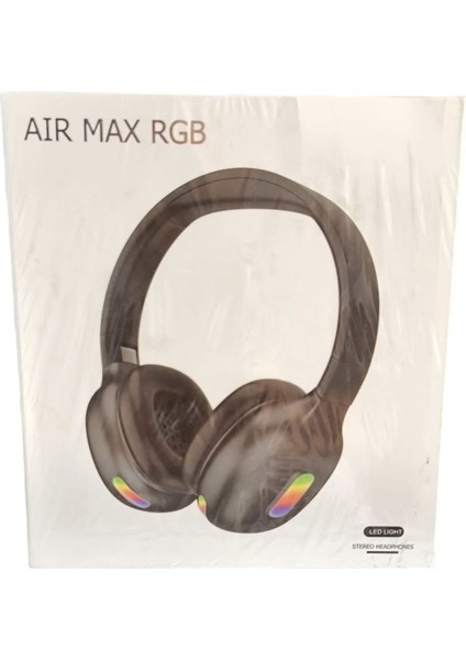 Air Max Rgb LED Işıklı Stereo Kulaklık-Siyah