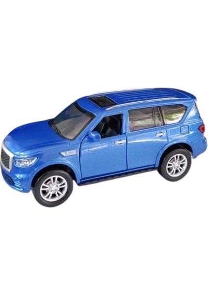 Asya Oyuncak Kt. Metal Işıklı Sesli Jeep FY6208-12D-MAVI Araba