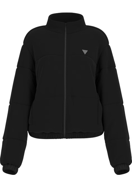 Couture Taşlı Regular Fit Dik Yaka Kadın Mont V4BL03K0232