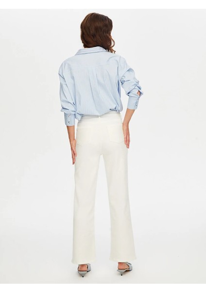 Wide Leg Fit Likralı Kadın Jean Pantolon W26JPN011 fırsatları