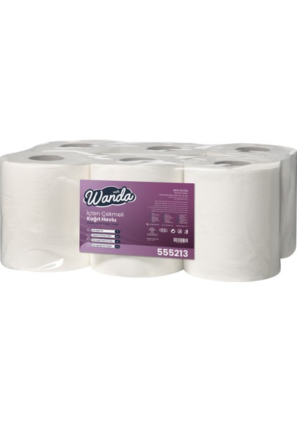 Wanda Soft Içten Çekmeli Kağıt Havlu 6 kg
