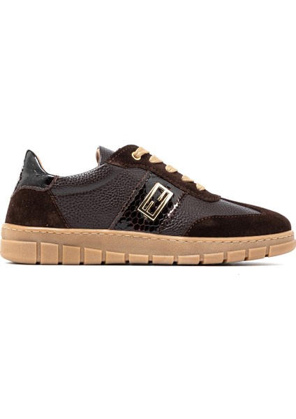 Kadın Sneaker ( Günlük) RC-26Y-055-7122 John May Kahve Süet-Kahve Fltr-Kahv Yln
