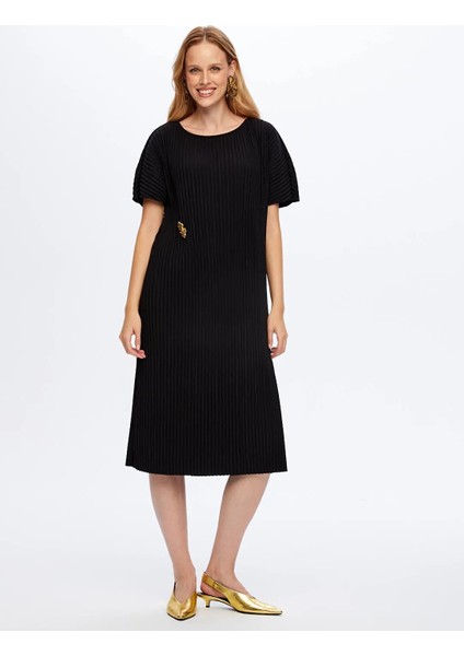 Kendinden Piliseli Örme Kadın Torba Elbise W26ELB025 fiyatları