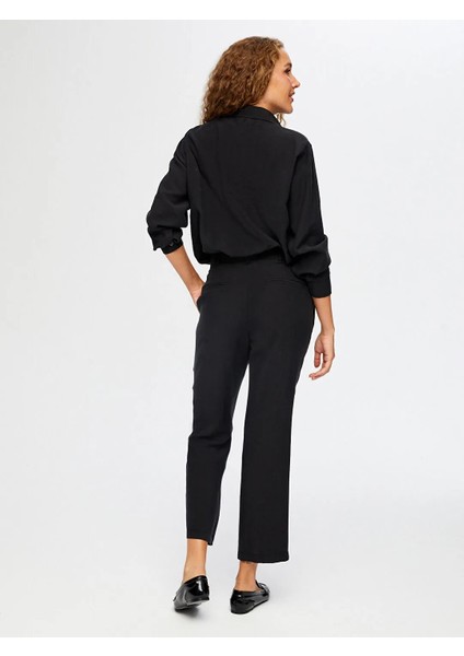 Dikiş Detaylı Staright Fit Kadın Pantolon W26PNT004 indirimleri