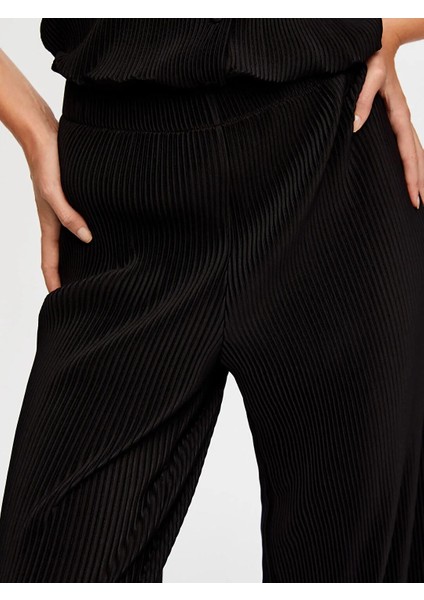 Kendinden Piliseli Wide Leg Fit Kadın Pantolon UW26PNT008 modelleri