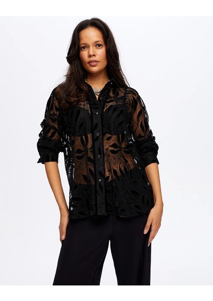 Dantelli Kadın Gömlek W26GML018 modelleri
