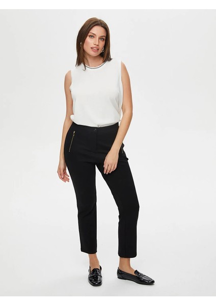 Slim Fit Vücut Şekillendiren Kadın Pantolon B00046-1