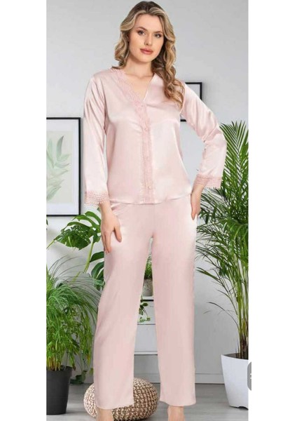 Kutulu Çeyizlik Saten Dantelli Altılı SET-355