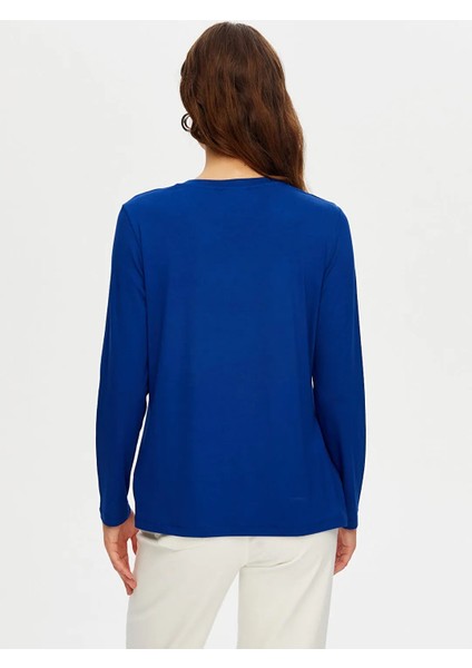Yuvarlak Yaka Kadın Uzun Kol T-Shirt BW26TSH005 fırsatları