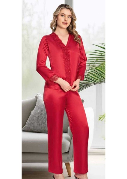 Kutulu Çeyizlik Saten Dantelli Altılı SET-355