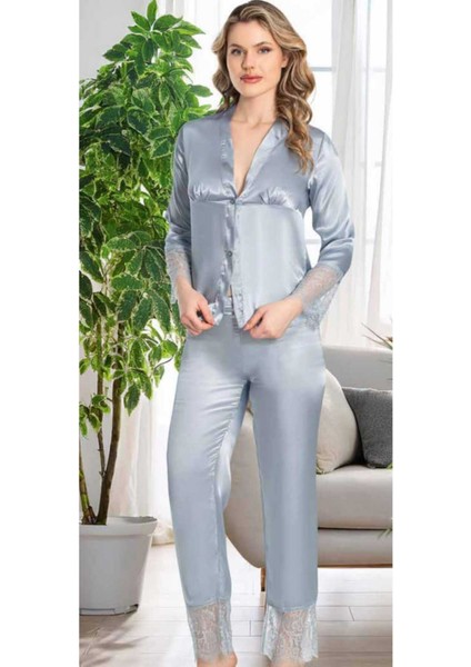 Kutulu Çeyizlik Saten Dantelli Altılı SET-370