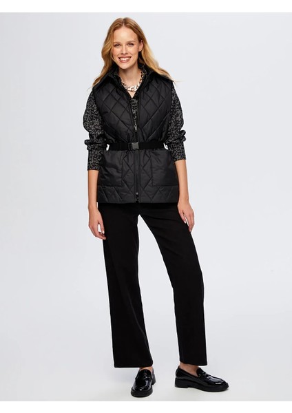 Beli Kemer Detaylı Kadın Kapitone Yelek W26KYL003 fiyatları